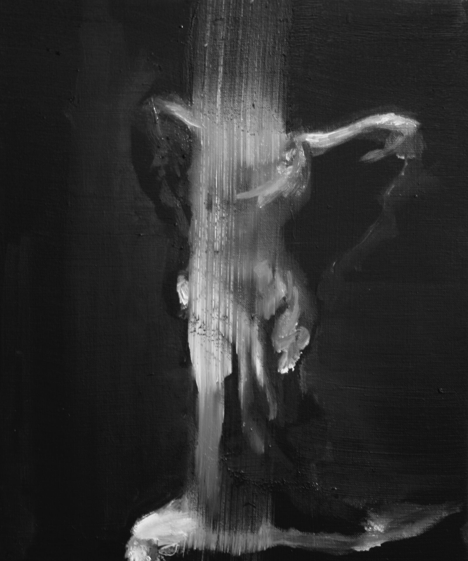 Daniel Beer NIKE 1, 45 x36 cm, Öl auf Leinwand, 2012