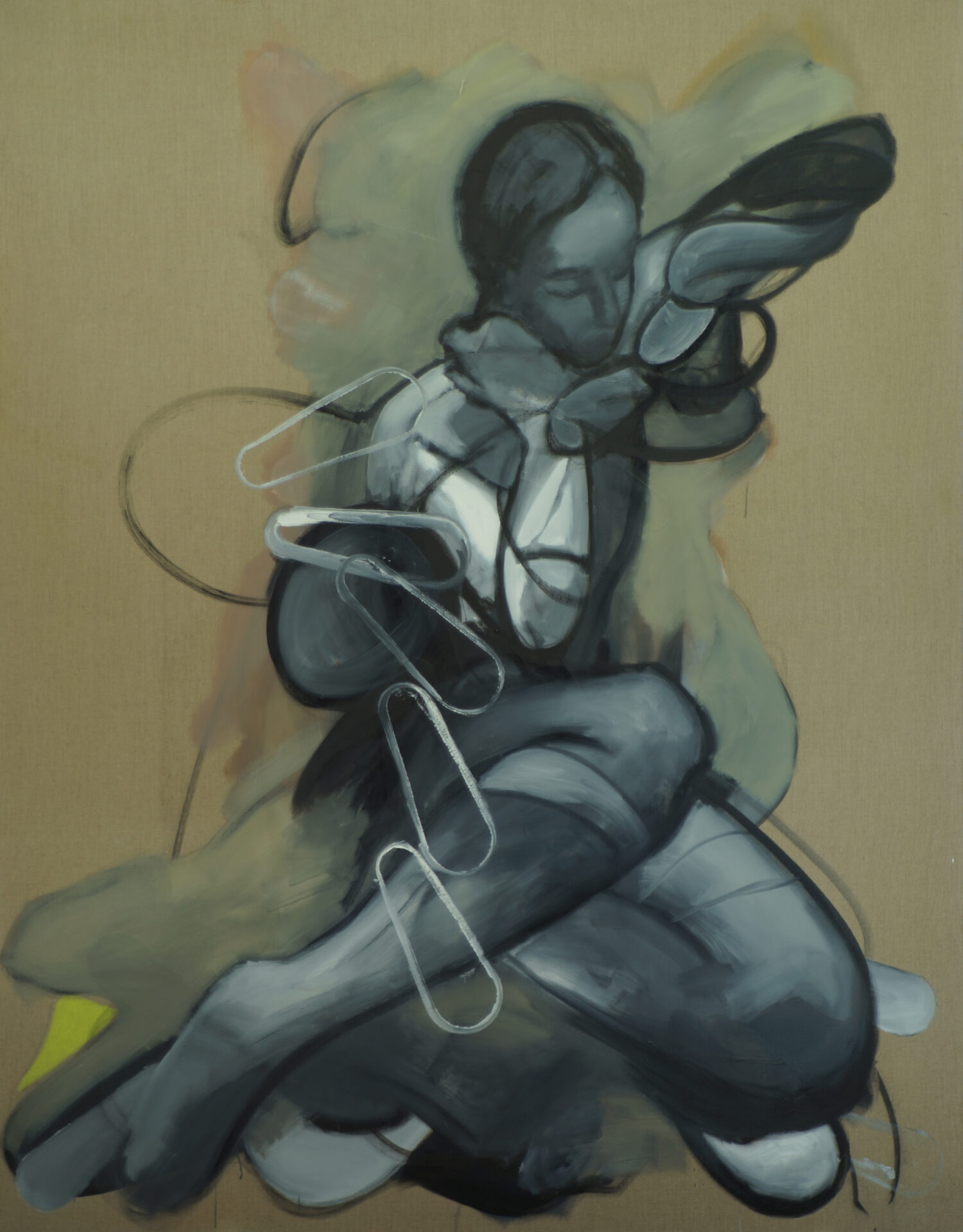 Daniel Beer, SCENIC 22-13, 230 x185 cm, Öl auf Leinwand, 2022