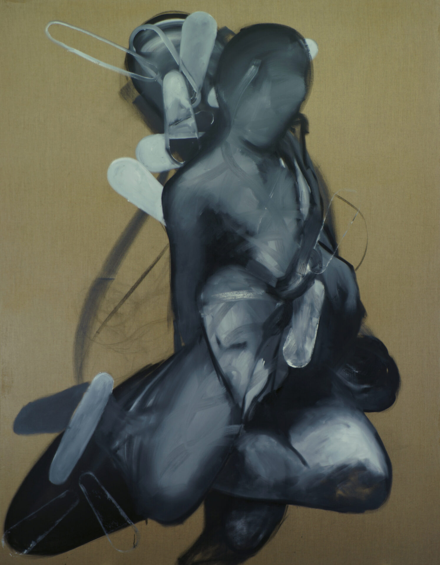 Daniel Beer, SCENIC 22-16, 230 x185 cm, Öl auf Leinwand, 2022