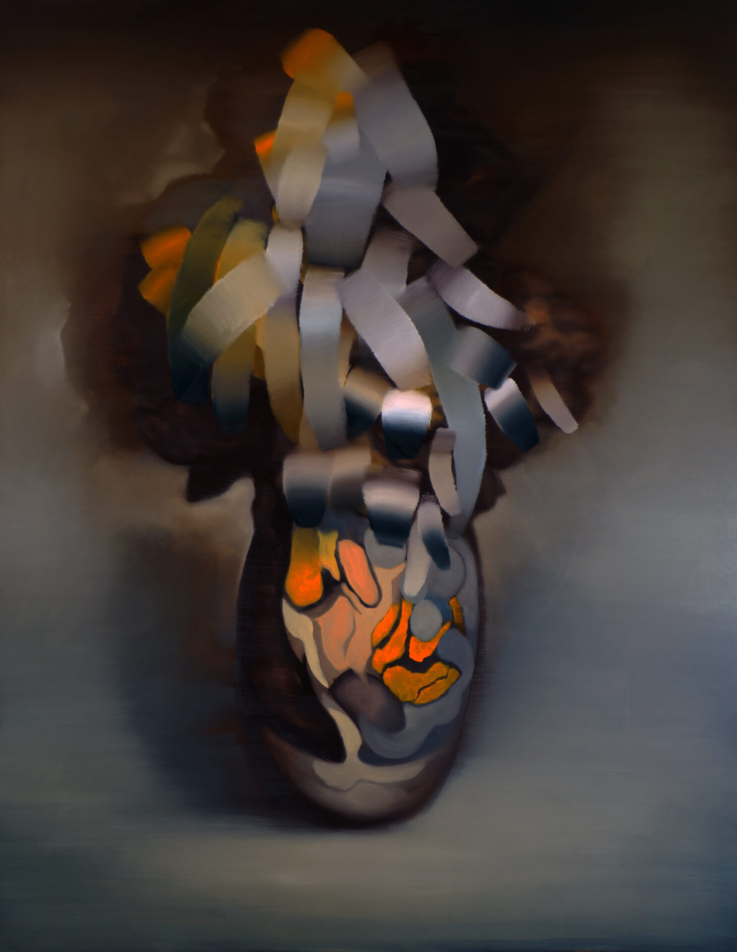 Daniel Beer STILLEBEN 20-13, 230 x185 cm, Öl auf Leinwand, 2020