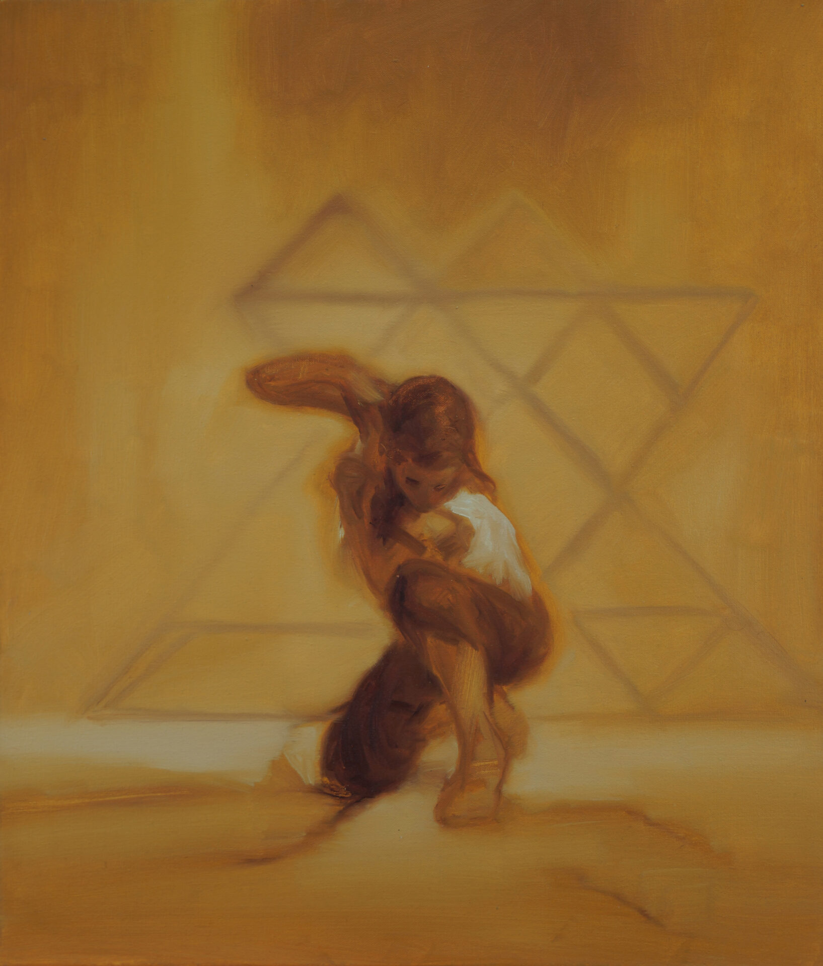 Daniel Beer, SCENIC 20-6, 60 x 50 cm, Öl auf Leinwand, 2020