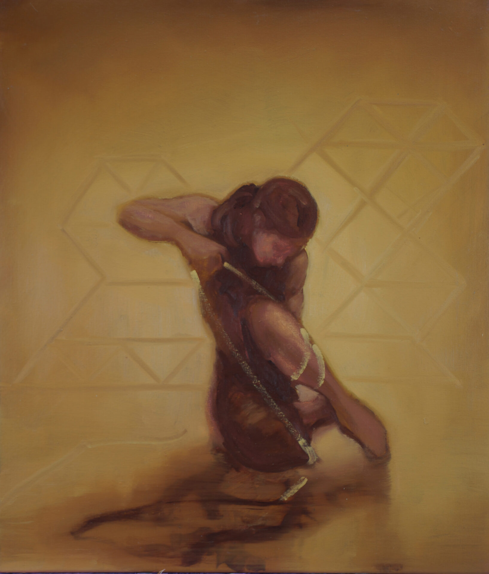 Daniel Beer, SCENIC 20-8, 60 x 50 cm, Öl auf Leinwand, 2020